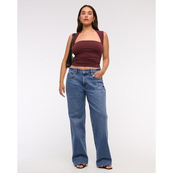 Abercrombie & Fitch Low Rise The Baggy Jean Size 25 Waist 30 inches - Picture 1 of 5